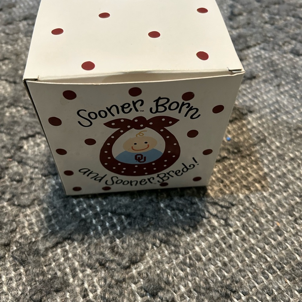 Sooner Born & Sooner Bred Christmas Ornament